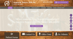 Desktop Screenshot of osborndds.com